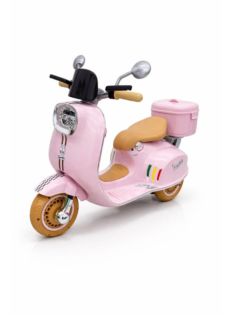 DEHKAH 6V Kids Ride-On Motorcycle Trike with Training Wheels, LED Lights & Music - Electric Motorbike for Toddlers & Boys/Girls - Image 2